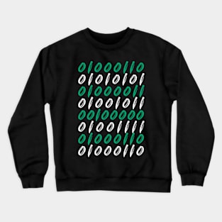 Fuck Off Binary Code Funny Gift Sarcasm Crewneck Sweatshirt